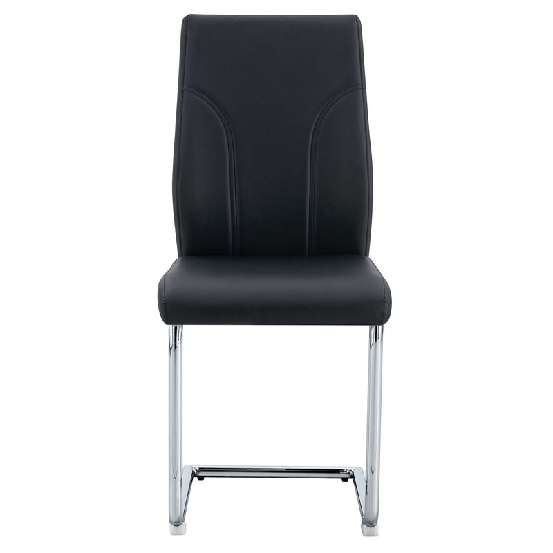 Modern Dining Chairs With High Backrest And Sturdy Legs