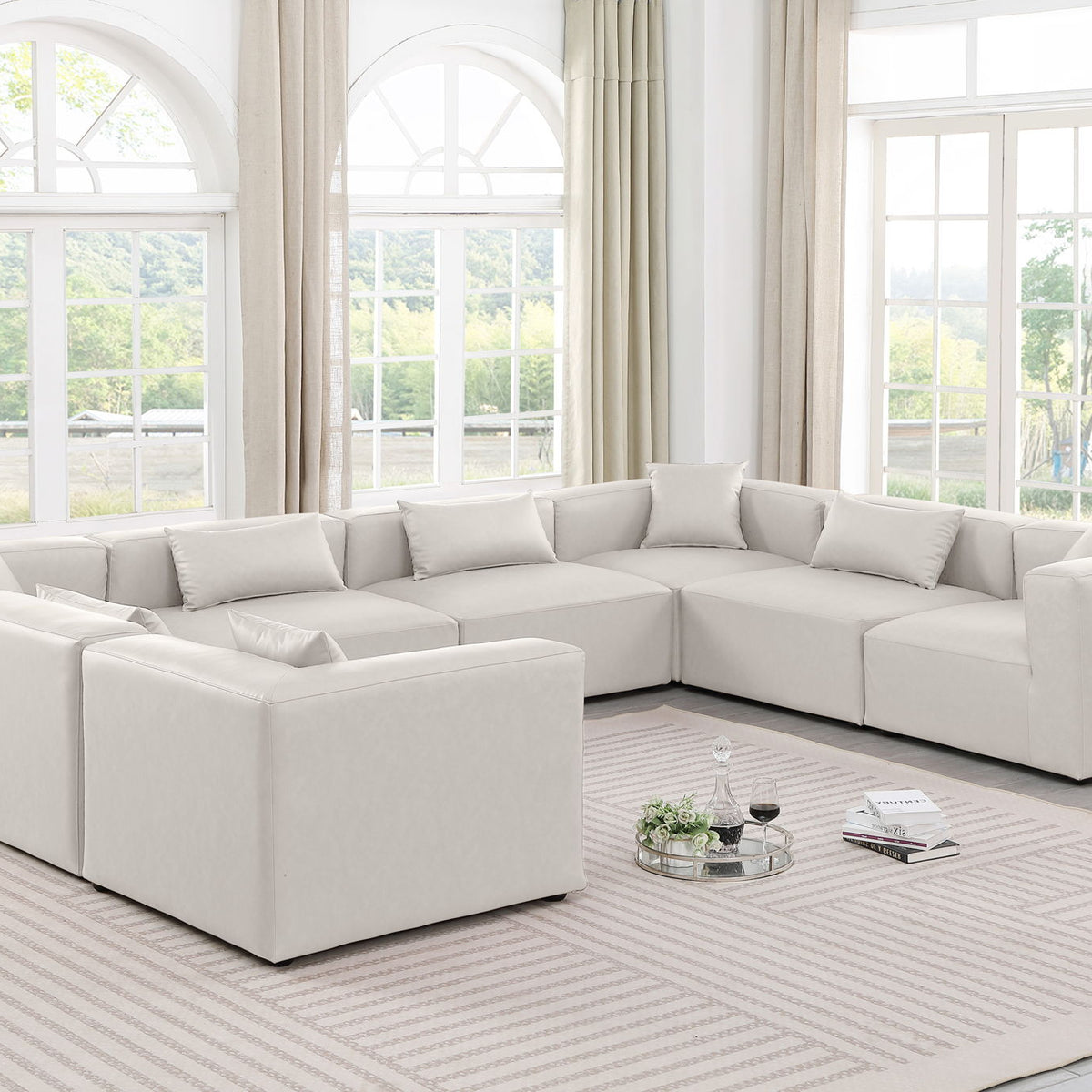 Cube - 8 Piece Modular Sectional
