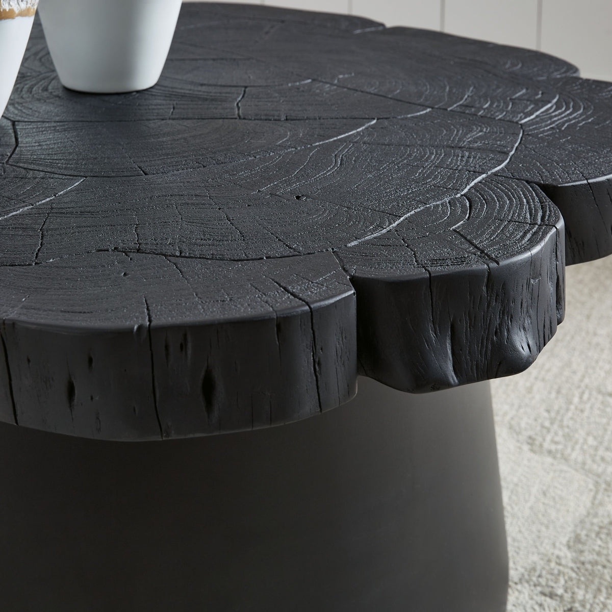 Wimbell - Black - Round Cocktail Table