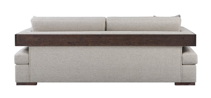 Niamey - Sofa With 4 Toss Pillows - Walnut