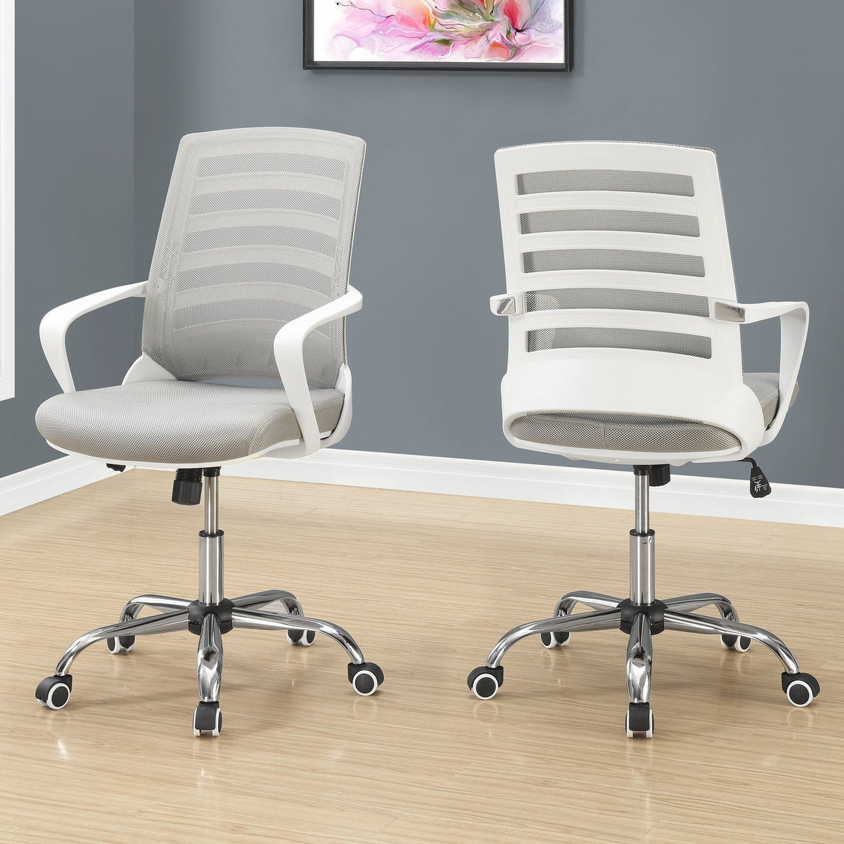 Office Chair, Adjustable Height, Swivel, Ergonomic, Armrests