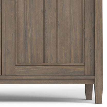 Lev - Wide Storage Cabinet - Smoky Brown