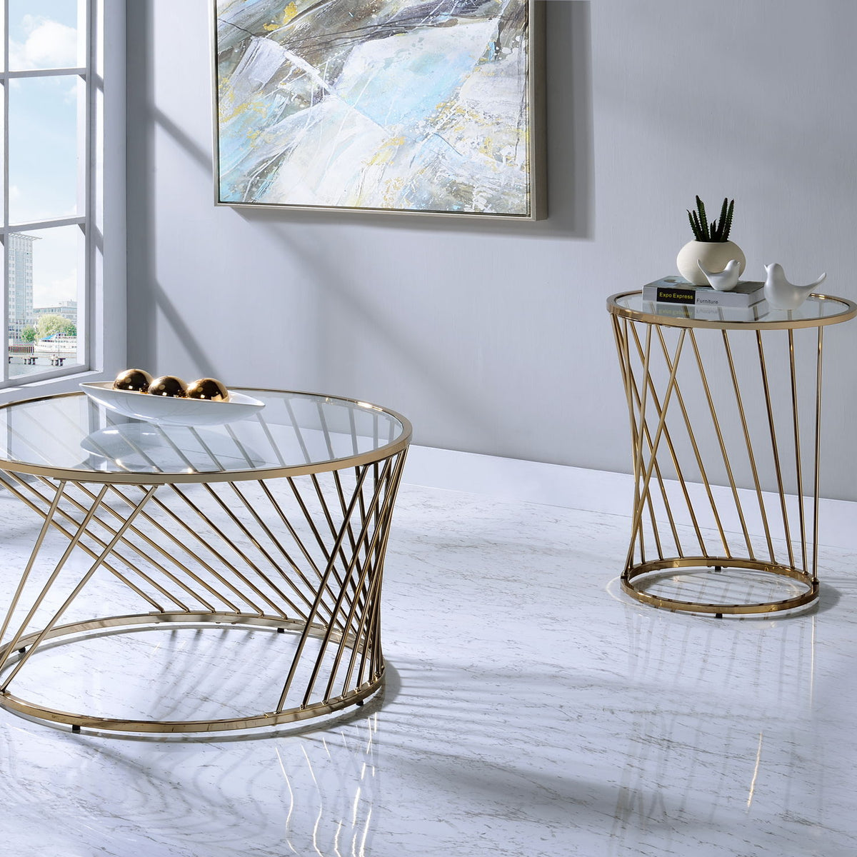 Bluelipe - Coffee Table - Champagne
