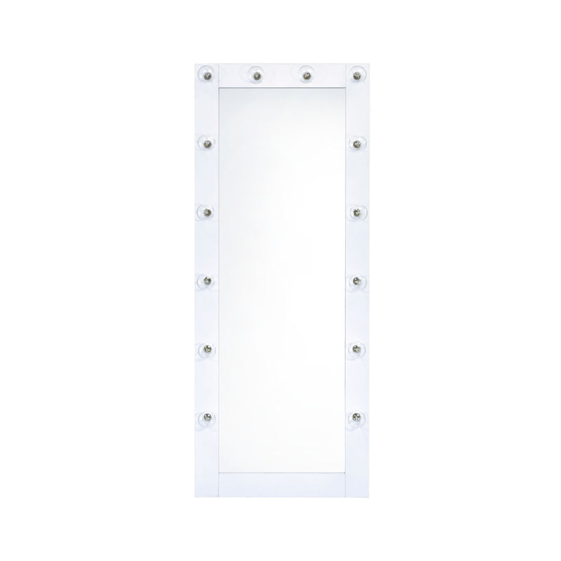 Lindy - Floor Mirror With Lights - White