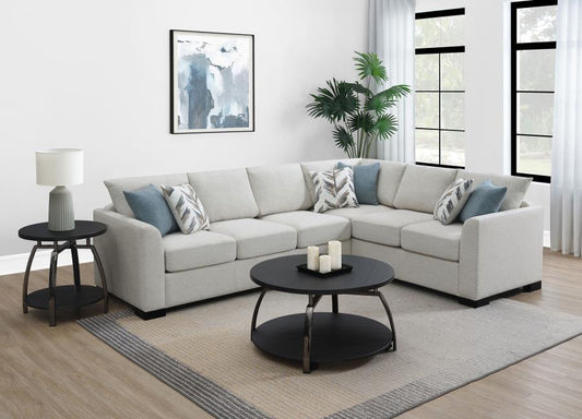 Ashford - LAF Sleeper Sofa, Box 1 of 2 - Greige