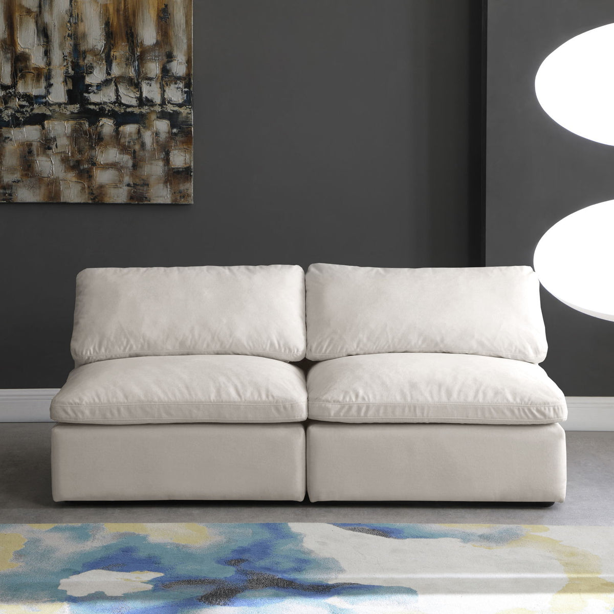 Cozy - Modular Armless 2 Seat Sofa