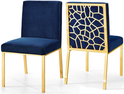 Opal - Dining Chair with Gold Legs (Set of 2)