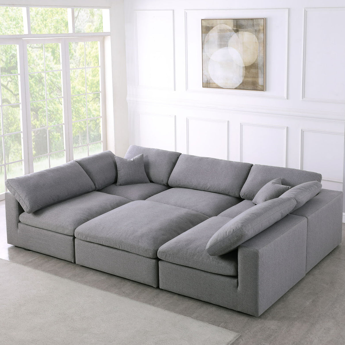 Serene - 6 Piece Modular Sectional