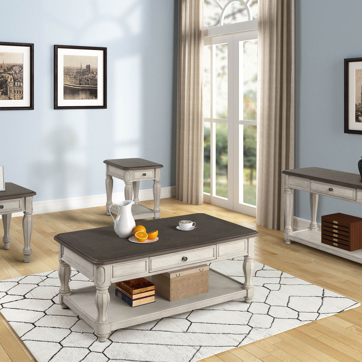 Classic Design Table With Storage