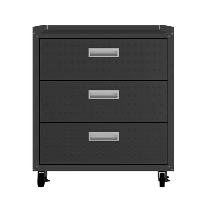 Manhattan Fortress - 3-Drawer Rolling Garage Cabinet
