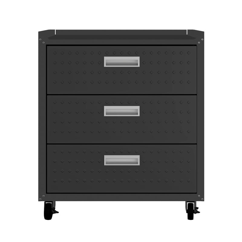 Manhattan Fortress - 3-Drawer Rolling Garage Cabinet