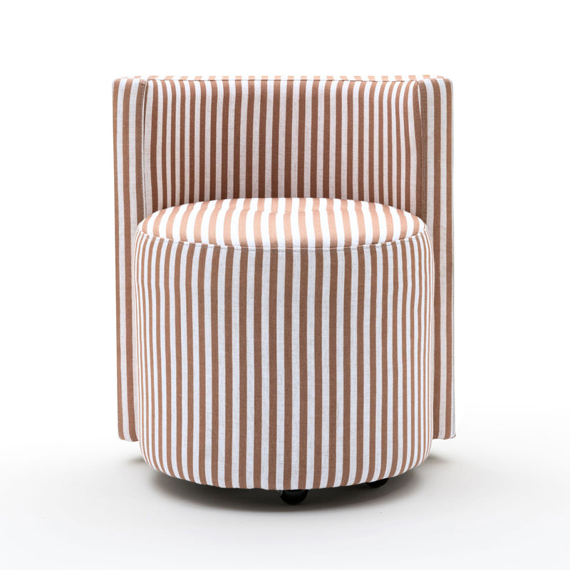 Alyssa - Striped Rolling Desk Chair