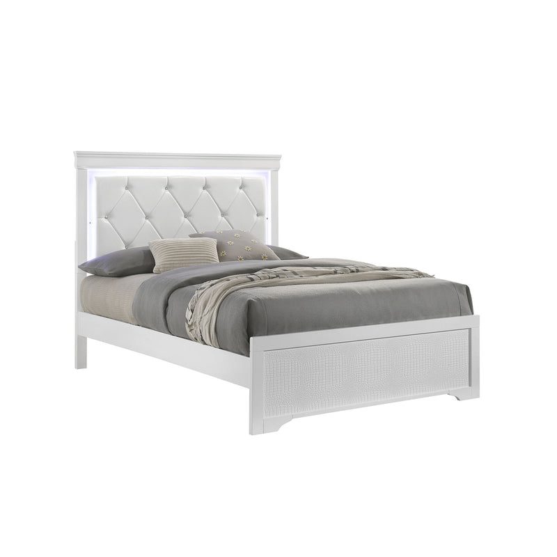 Blaze - Modern Bed With LED Headboard