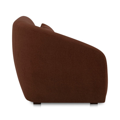 Amelia - Left Arm Facing Chair - Chestnut