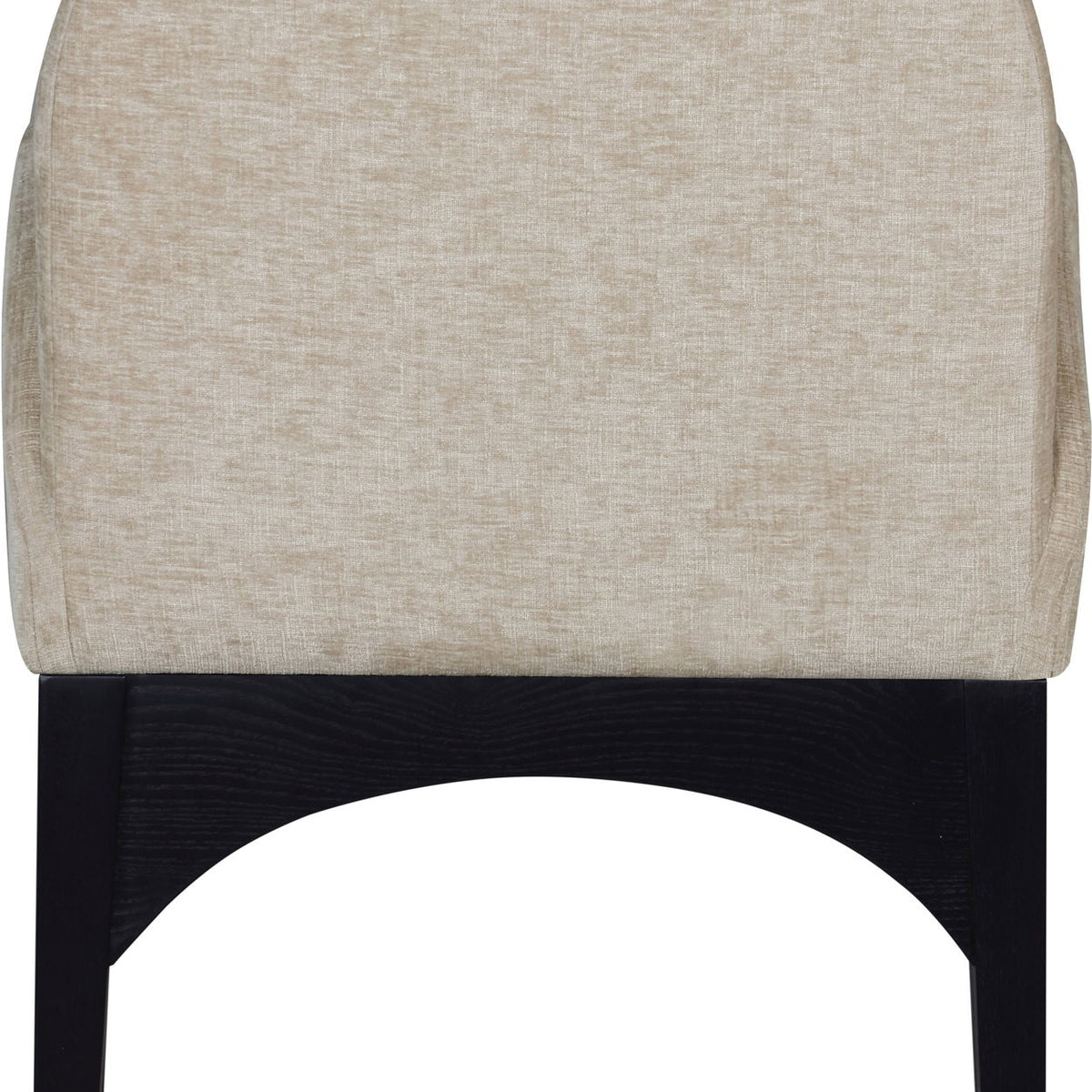 Waldorf - Chenille Dining Arm Chair With Black Legs