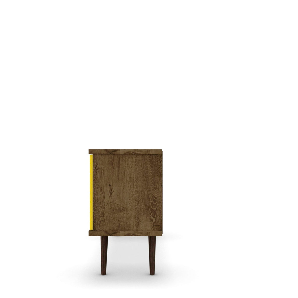 Manhattan Liberty - 53" TV Stand With Rustic Brown Frame