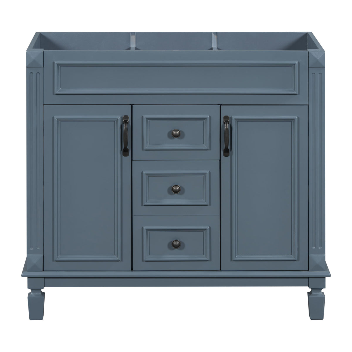 Bathroom Vanity Cabinet With 2 Soft Closing Doors And 2 Drawers