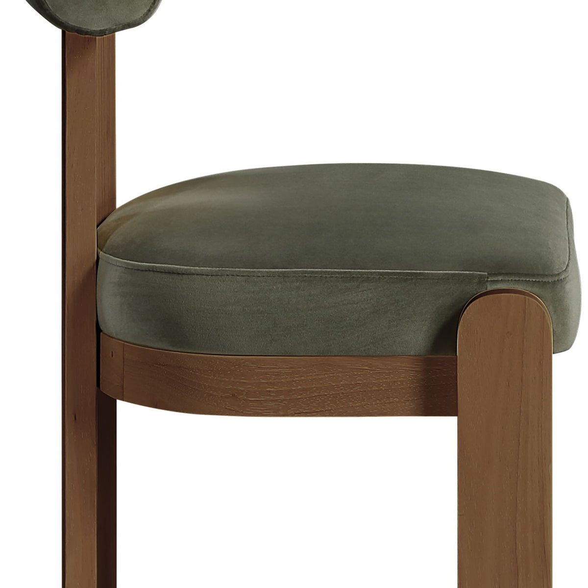 Arienzo - Performance Fabric Upholstered Dining Chair (Set of 2) - Walnut Base