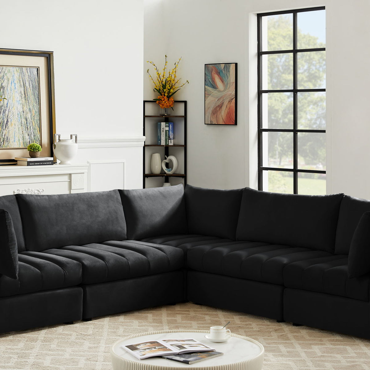 Jacob - Modular Corner Sectional 5 Piece