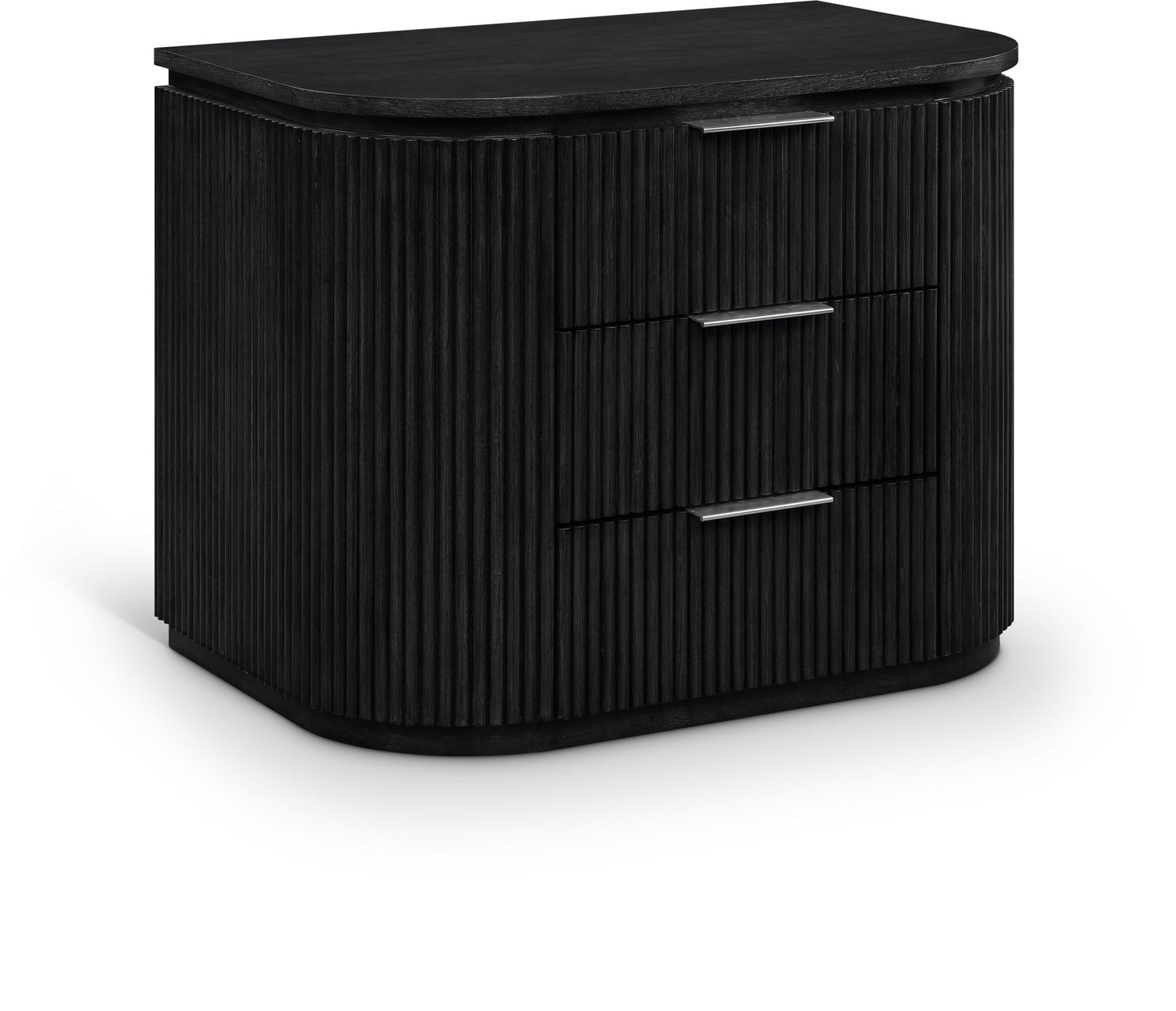 Astrid - Solid Wood And Oak Veneer Nightstand