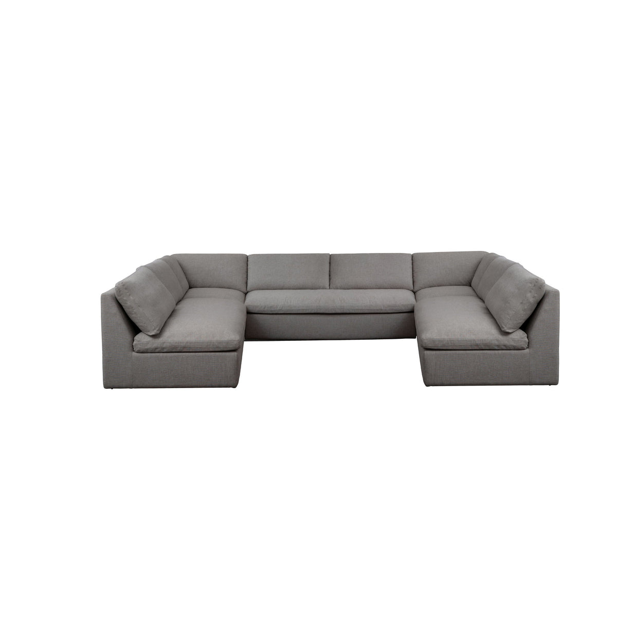 Miles - 5 Piece Outdoor Modular - Light Gray