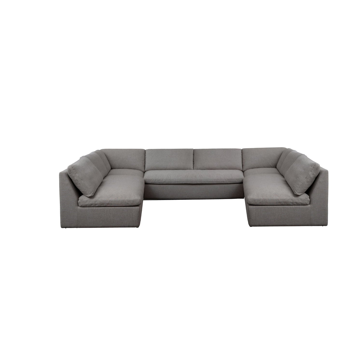 Miles - 5 Piece Outdoor Modular - Light Gray
