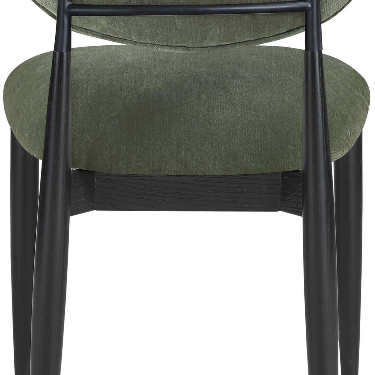Riccio - Fabric Dining Side Chair (Set of 2) - Black Frame
