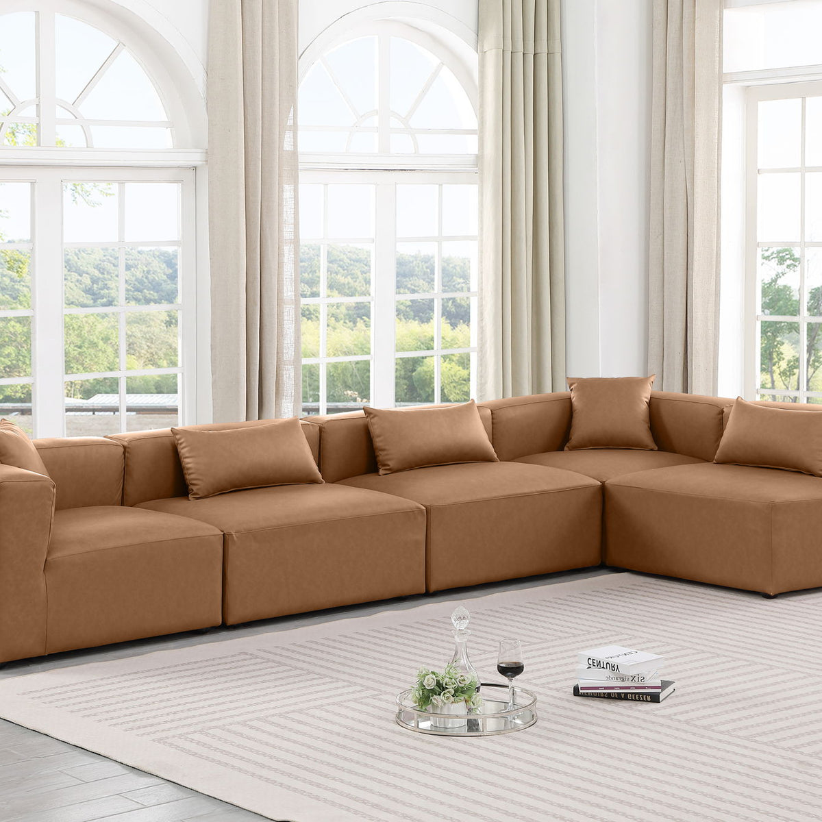 Cube - 5 Piece Modular Sectional