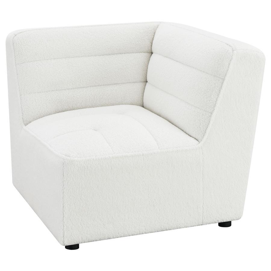 Sunny - Upholstered Corner Chair Natural - Ivory