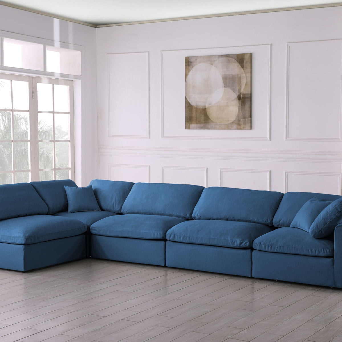 Plush - 5 Piece Modular Sectional