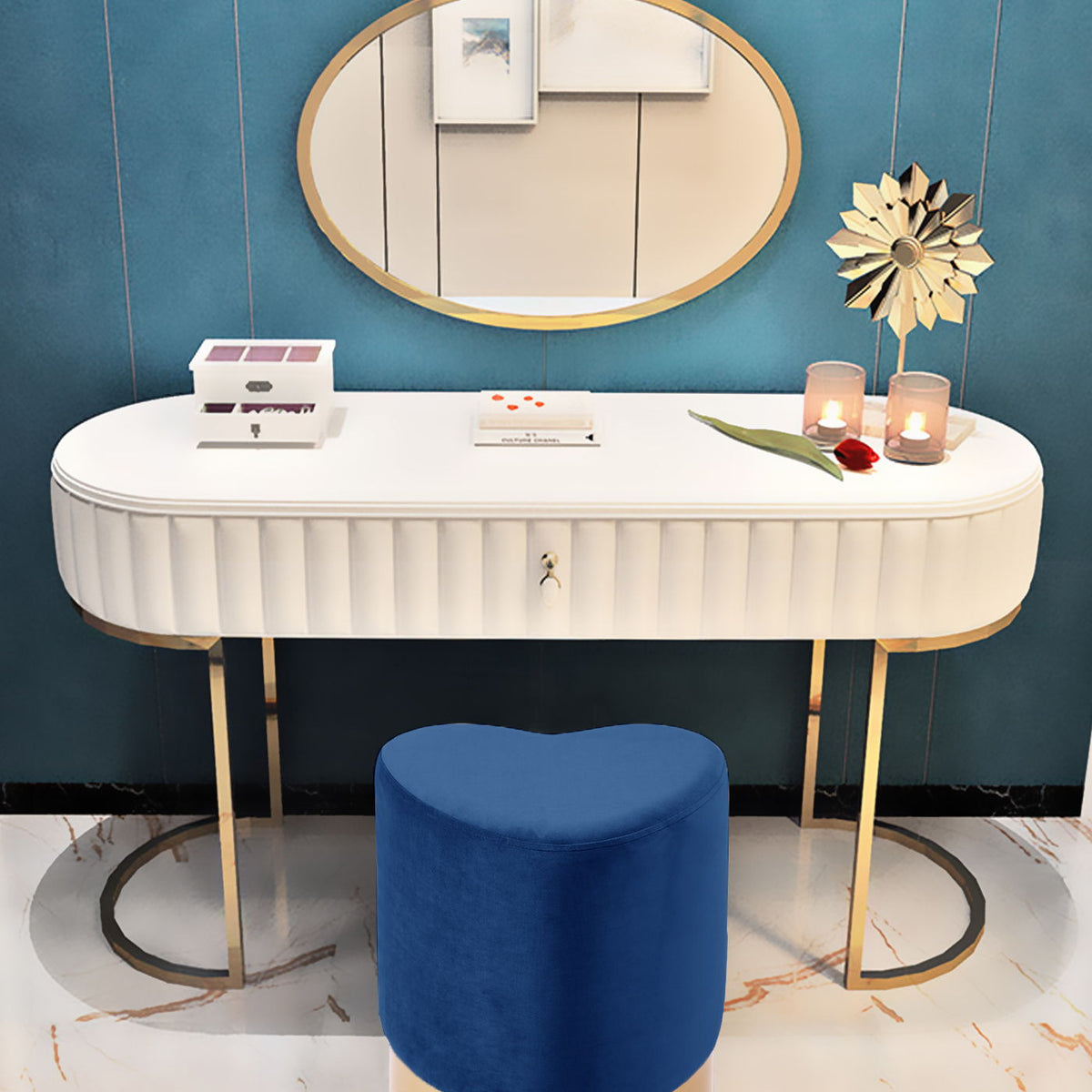 Heart - Stool Ottoman