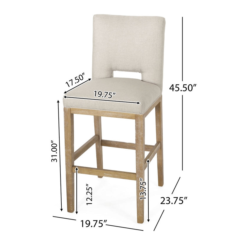 Counter Stools (Set of 2) - Wheat