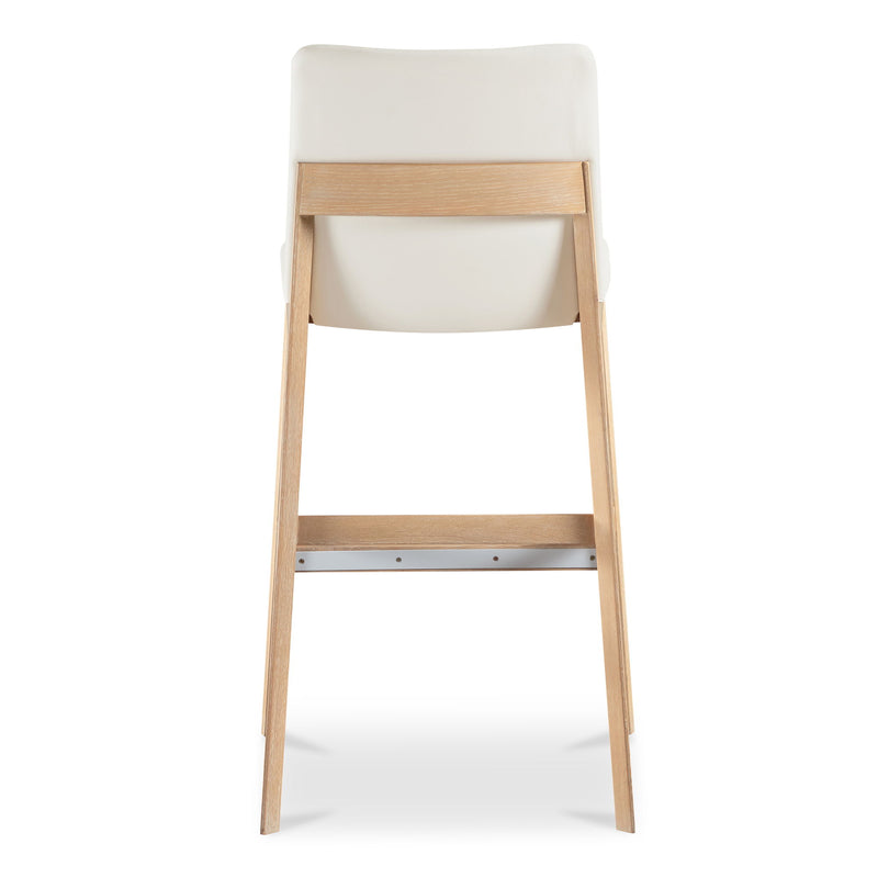 Deco - Barstool - White / Light Brown