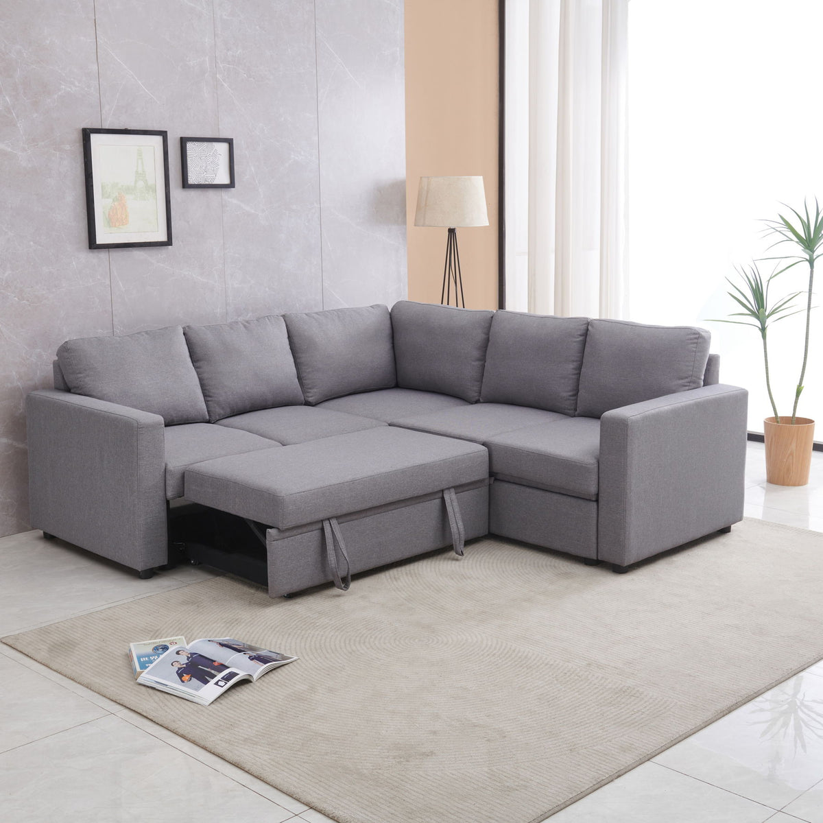 Comfort Design Sectional Sofa Bed