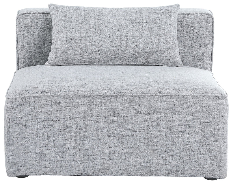 Cube - Linen Armless Chair