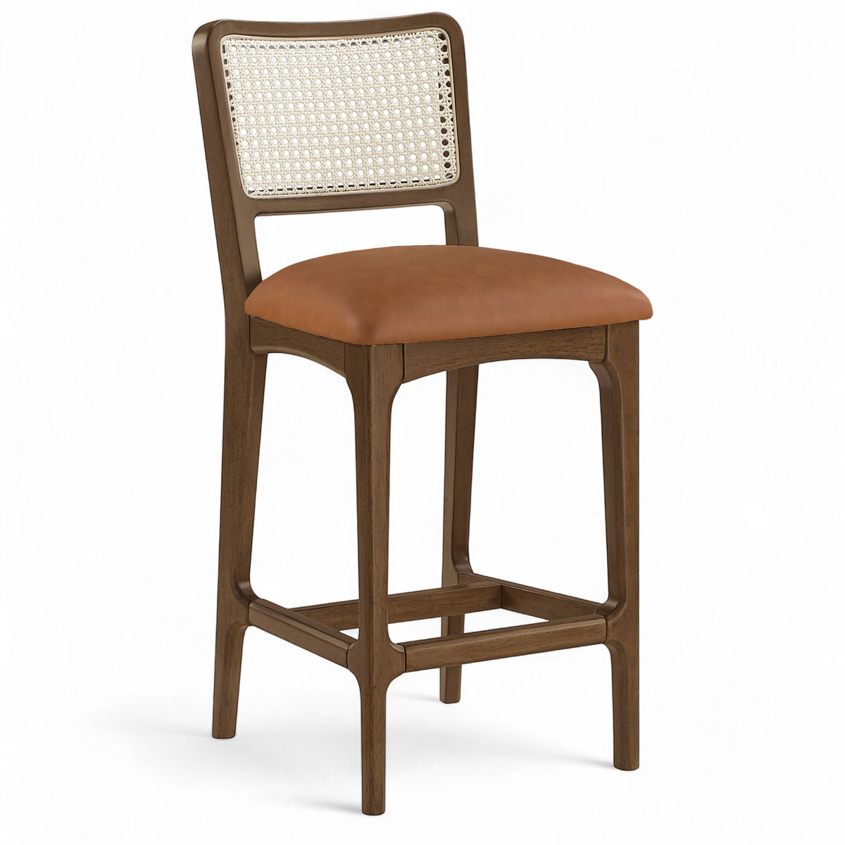 Atrium - Counter Stool With Brushed Brown Base (Set of 2)