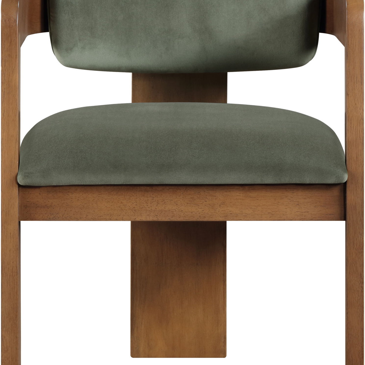 Sacha - Velvet Dining Chair With Brown Base (Set of 2)