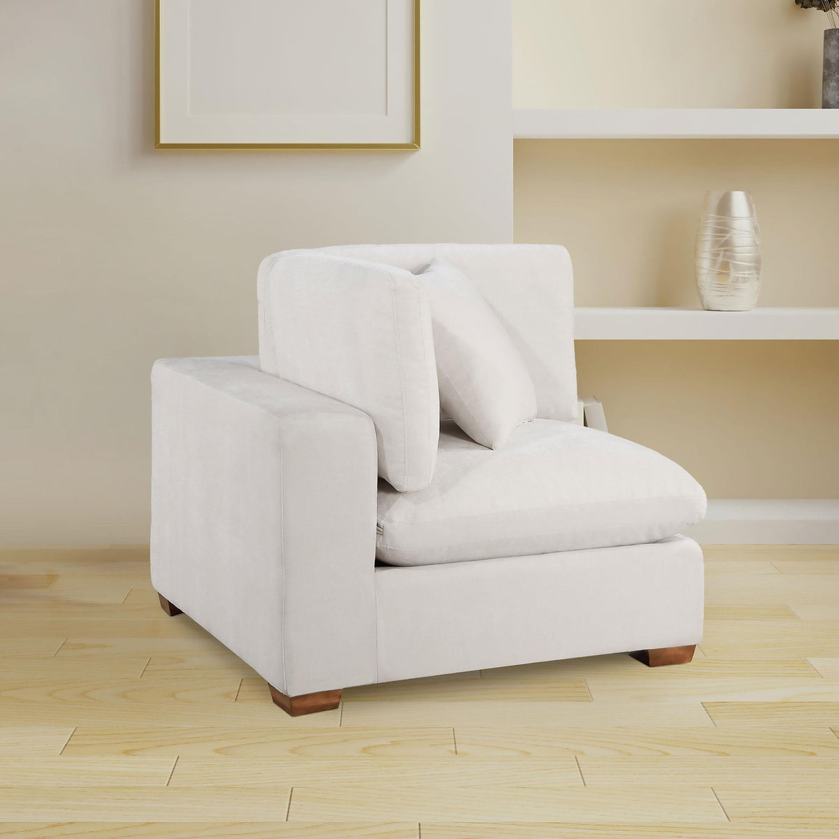 Lakeview Upholstered Corner Chair Ivory