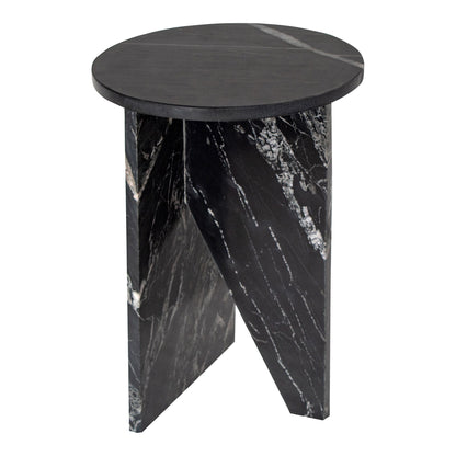 Grace - Accent Table Black Marble - Black