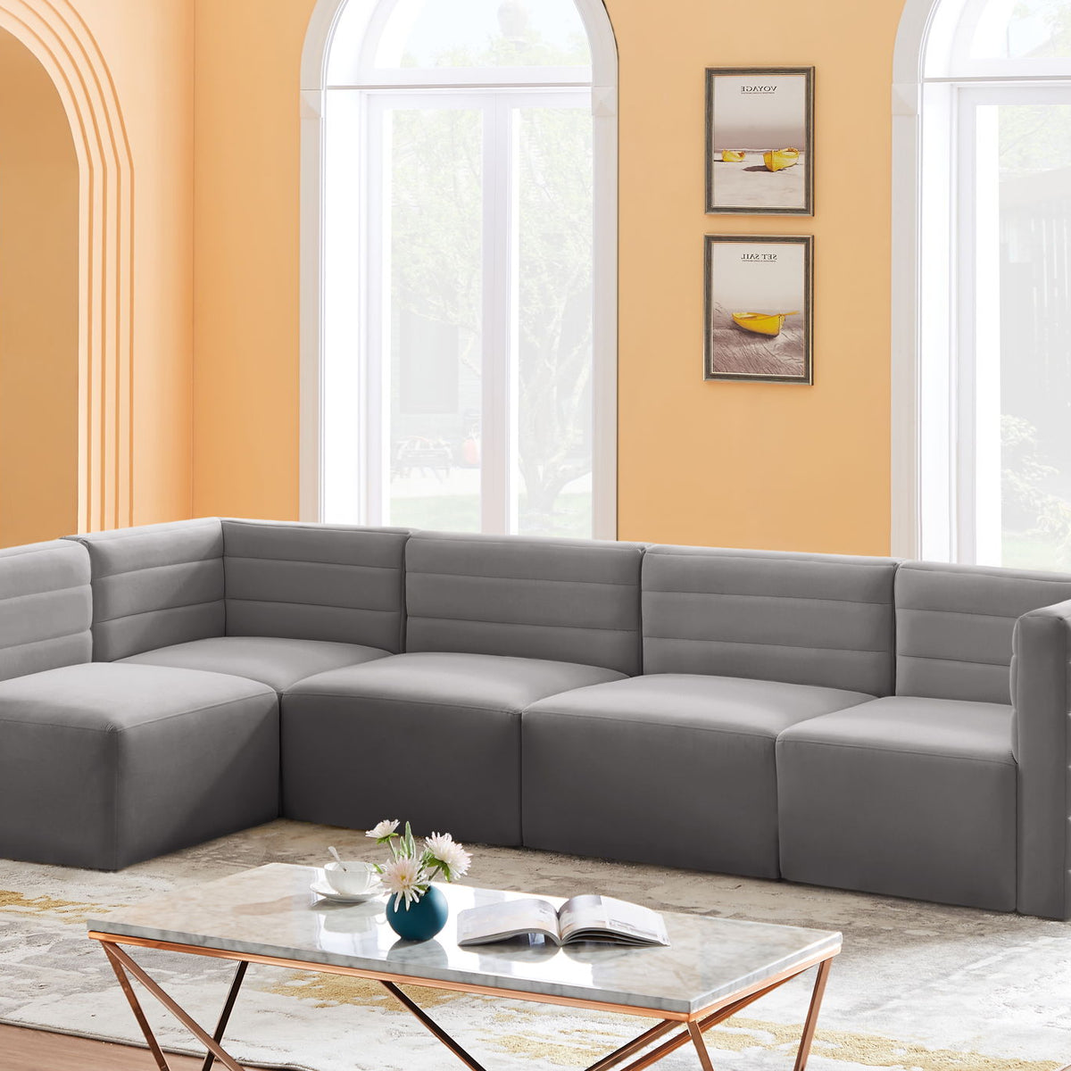 Quincy - 5 Piece Modular Sectional