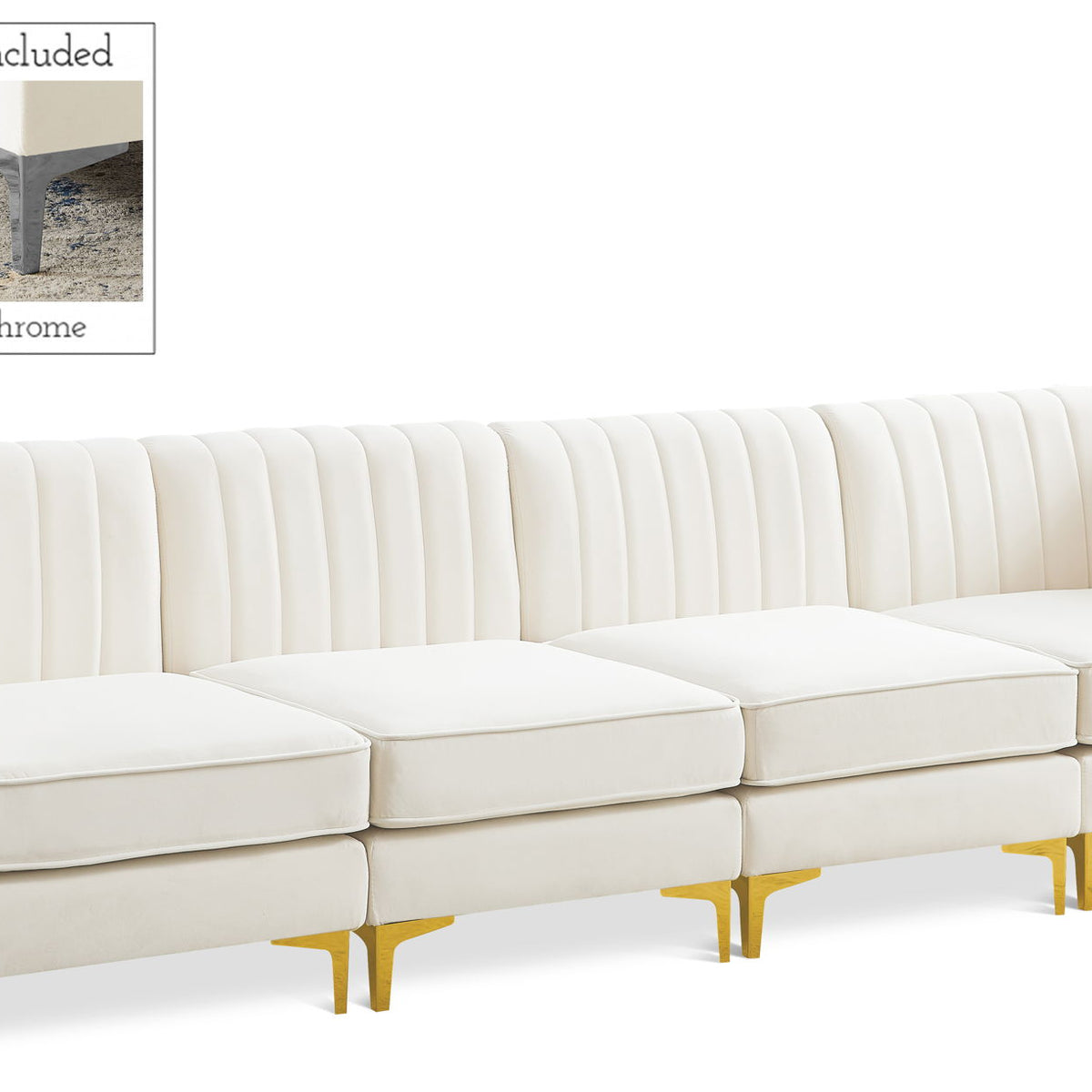 Alina - Modular 4 Seat Sofa