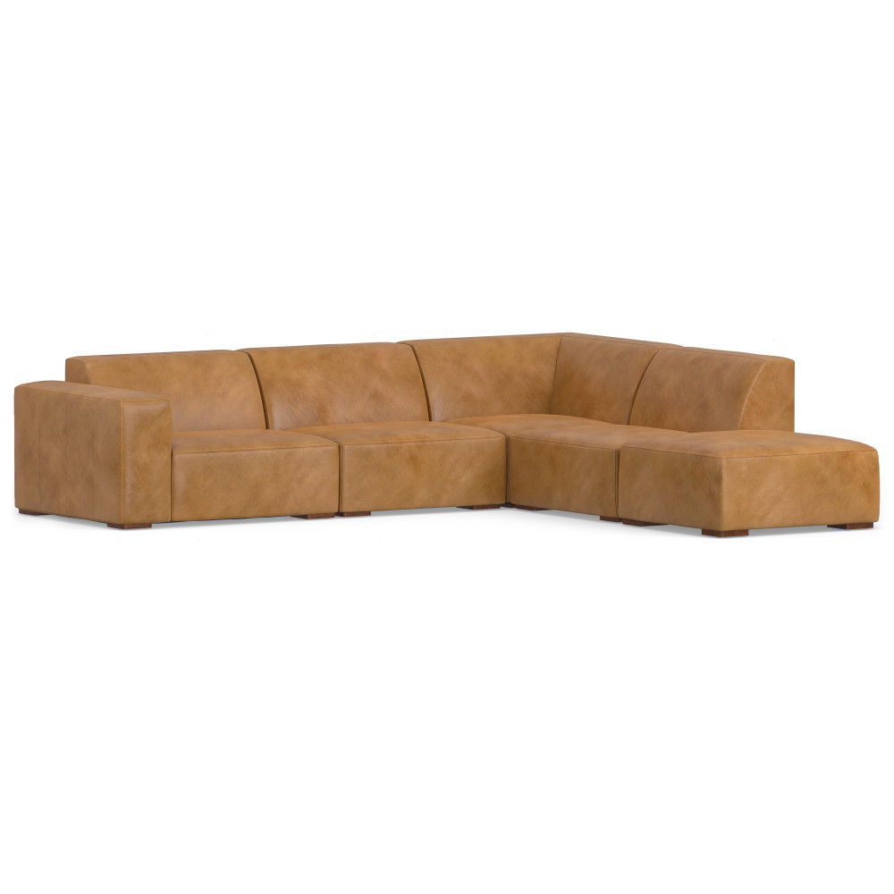 Rex - Handcrafted Sectional Sofa And Ottoman