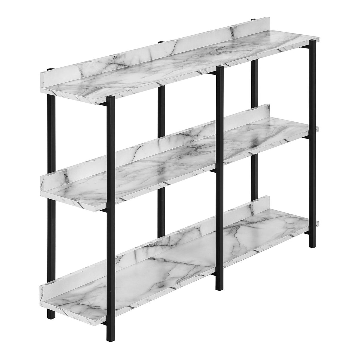 Accent Console Table For Entryway, 3 Tier Design