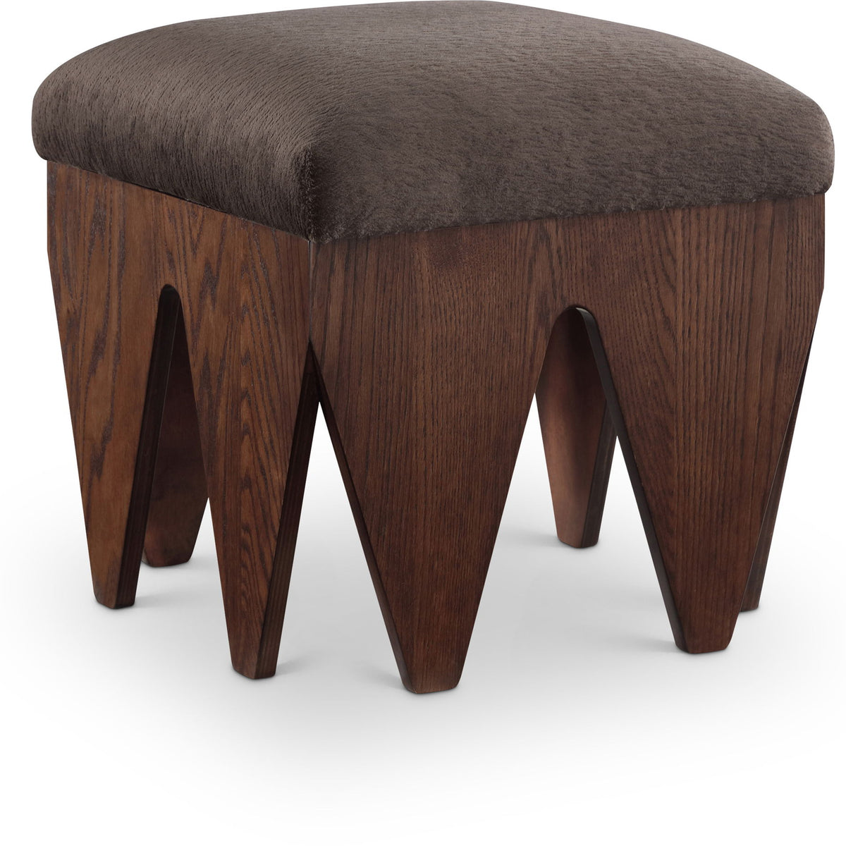 Altair - Fabric Bench - Dark Brown Base
