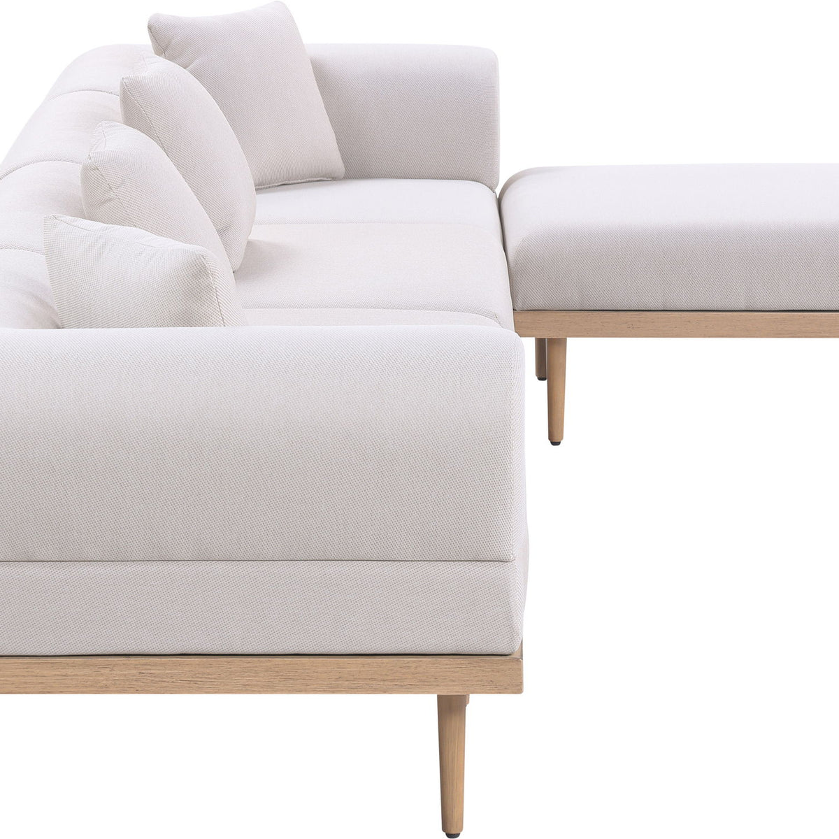 Laguna - 5 Piece 106.5" Upholstered Outdoor Patio Modular Sectional
