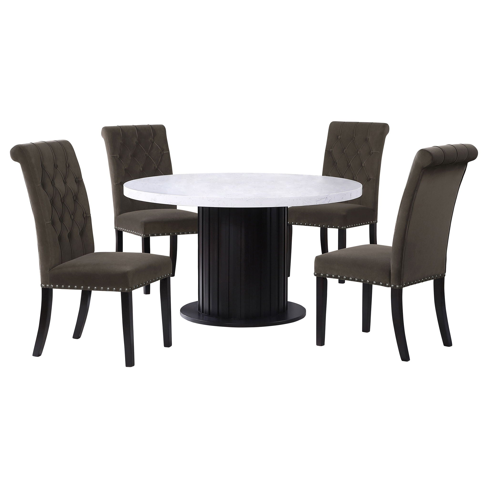 Sherry - 5 Piece Round Dining Table Set