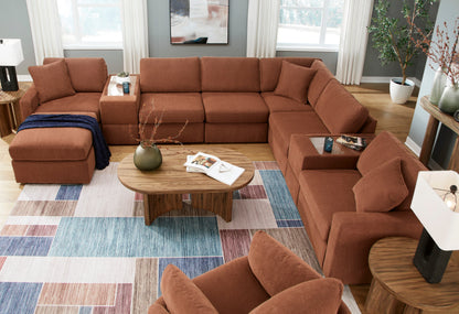 Ashley Furniture Modmax Sectional in Spice