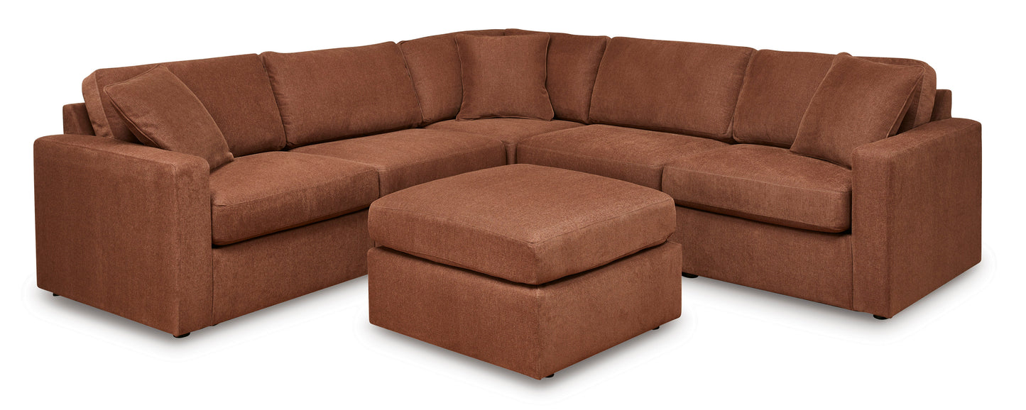 Ashley Furniture Modmax Sectional in Spice