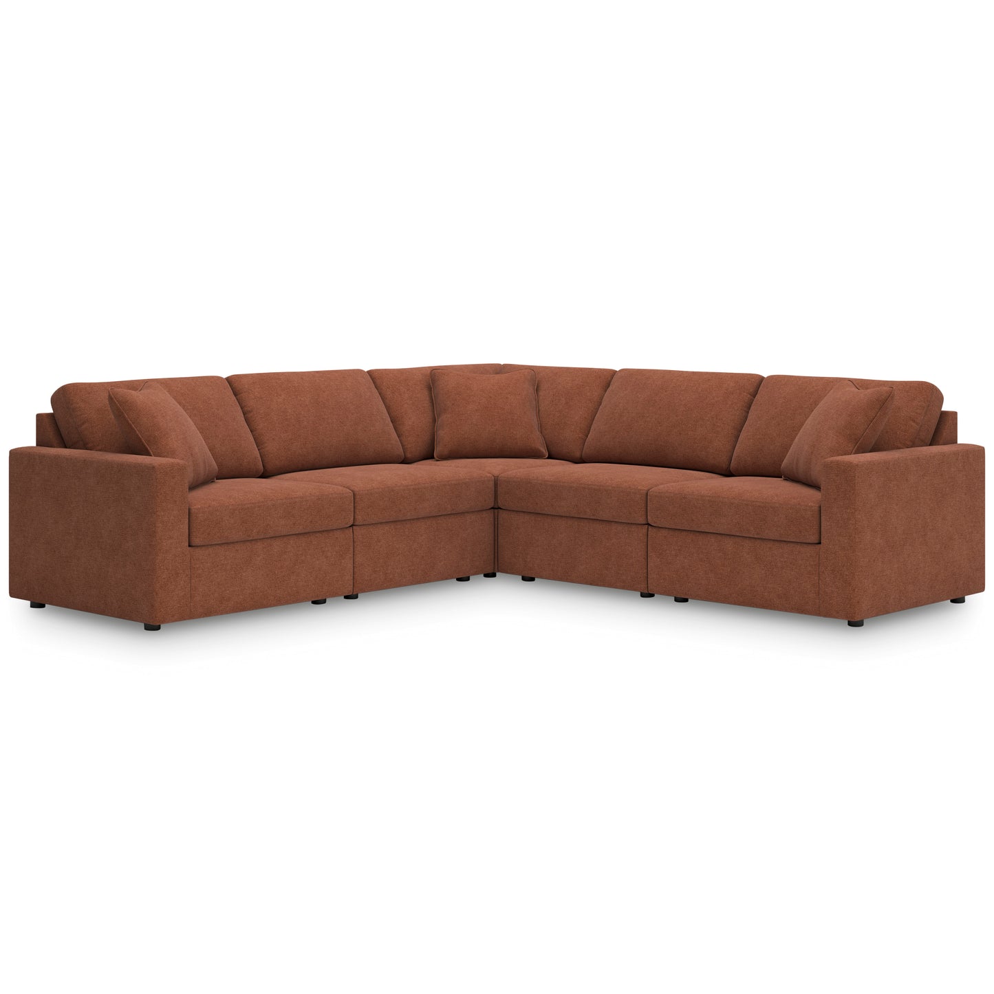 Ashley Furniture Modmax Sectional in Spice