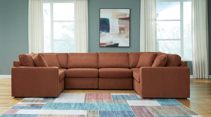 Ashley Furniture Modmax Sectional in Spice